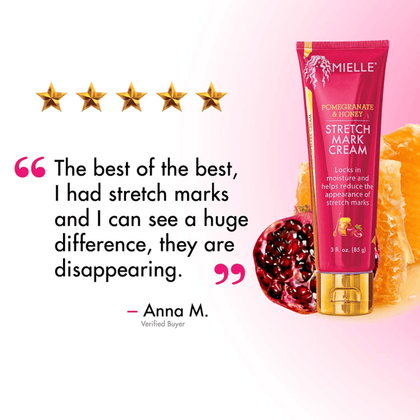 Pomegranate & Honey Stretch Mark Cream - 5 Star Reviews