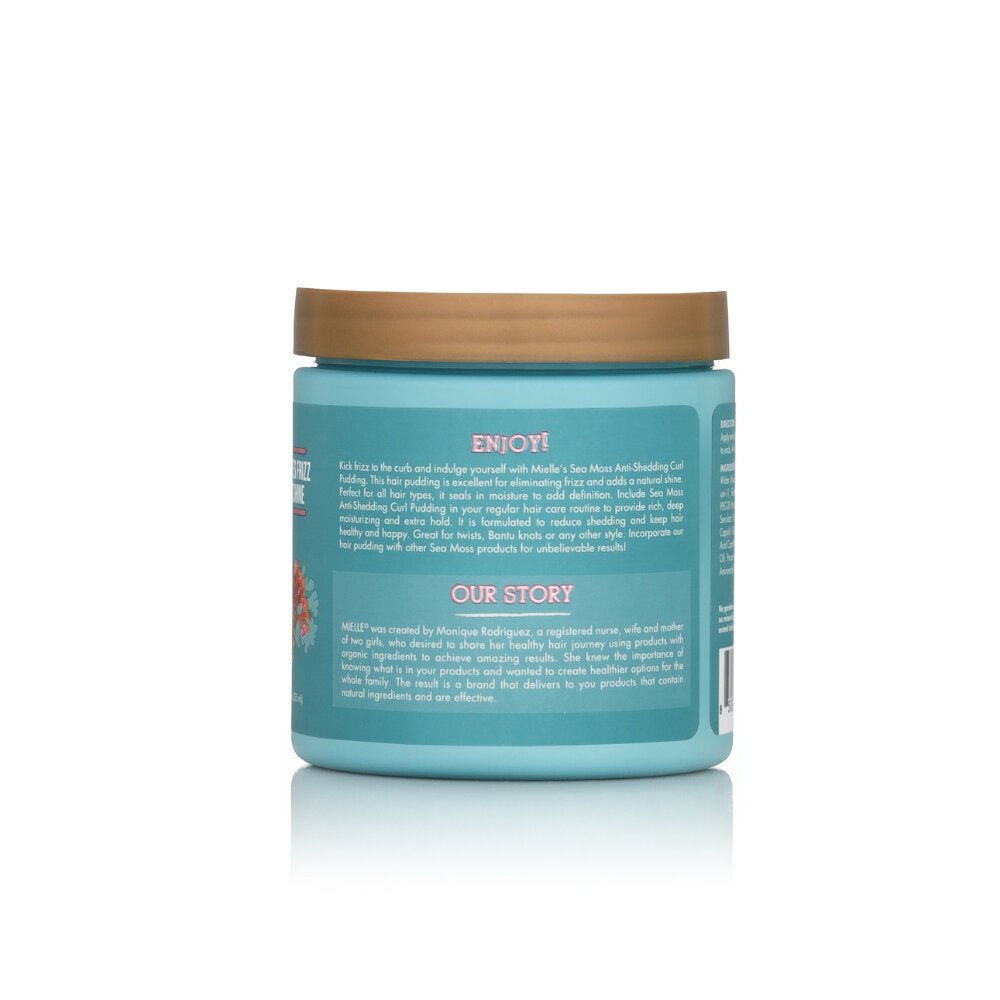 Sea Moss Anti-Shedding Curl Pudding - Back